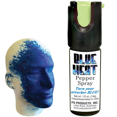 spray de pimienta de calor azul